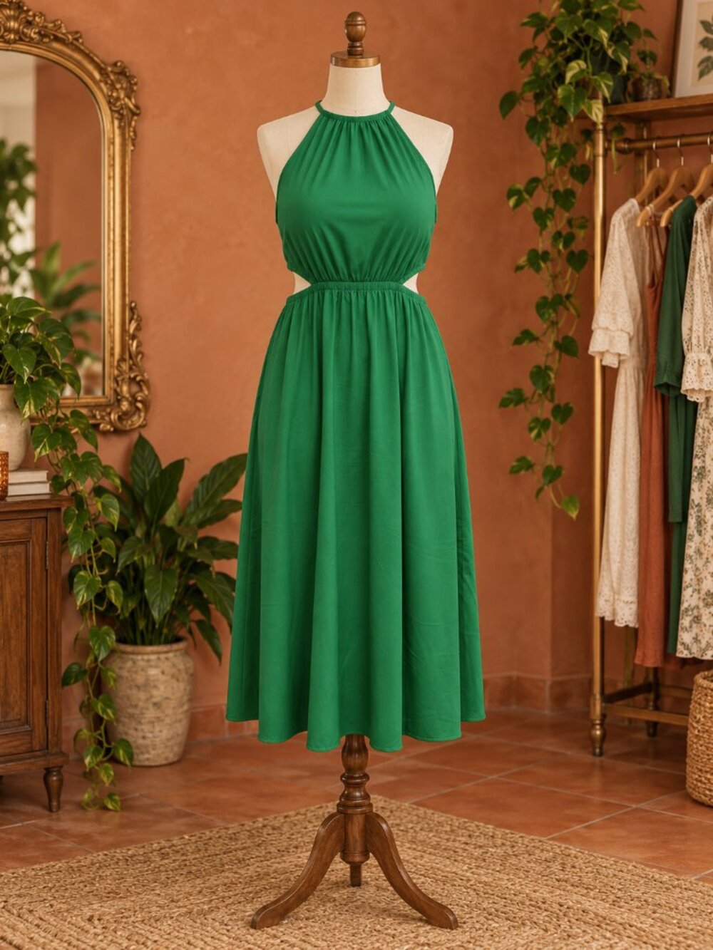 Guess Green Maxi Dress
